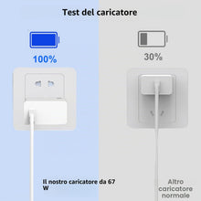Carica l'immagine nel visualizzatore di Gallery, Caricabatterie 67W per Xiaomi, caricabatterie per rapido Redmi Note 14 13 12,con USB C cavo 1M, adattatore 67W per Xiaom