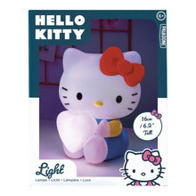 Carica l'immagine nel visualizzatore di Gallery, Lampada a forma di cuore 3D Hello Kitty - Lampada Personaggio Sanrio Licenza Ufficiale, per Decorazione Comodino o Menso