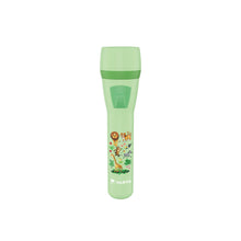 Carica l'immagine nel visualizzatore di Gallery, VARTA Torcia per bambini incl. 2x AA batterie, piccola torcia elettrica per bambini, design giungla con animali, torcia 