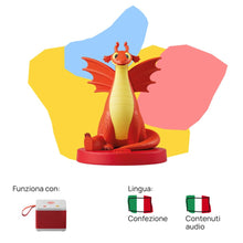 Carica l&#39;immagine nel visualizzatore di Gallery, FABA Personaggio Sonoro - Lily e Draghetto. Educare alla gentilezza - Storie e fiabe sonore, Bambini e bambine 2-4 anni, Gioco Versione Italiana, Contenuto Educativo