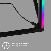 Carica l'immagine nel visualizzatore di Gallery, BRILONER - Lampada da terra a LED RGBIC con telecomando, postazione da gaming, illuminazione gaming, lampada da party co