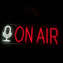 Carica l'immagine nel visualizzatore di Gallery, On Air - Targa al neon a LED per Podcast Studio Streaming Cool LED