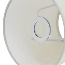 Carica l'immagine nel visualizzatore di Gallery, 2 Pezzi Paralume Clip-On Moderni per Lampada: Paralume in Tessuto per Lampade Tavolo e Sospensione con Attacco E14, Bian