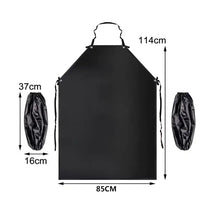 Carica l'immagine nel visualizzatore di Gallery, Grembiule impermeabile regolabile ad alta resistenza, industriale di lavoro in gomma PVC resistente all'olio per fabbric