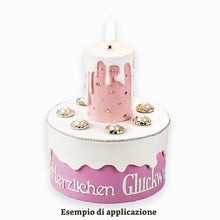 Carica l'immagine nel visualizzatore di Gallery, Ideen mit Herz Candele a LED con rivestimento in vera cera, 2 pezzi, color crema, Natale, bianco caldo, effetto fiamma r