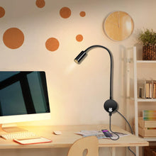 Carica l'immagine nel visualizzatore di Gallery, HOTUT Lampada da Parete da Lettura, Lampada da Lettura da Parete LED, Luce da Comodino Dimmerabile, Luce a Collo d'oca F
