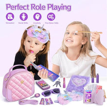 Carica l'immagine nel visualizzatore di Gallery, Regalo Bambina Giocattoli, Borsa per Bambina con Accessori - Trucchi Bambina Diario Maschera per Gli Occhi di Unicorno Portafoglio Telefono, Natale Compleanno Giochi Regalo Bambina 3 4 5 6 7 8 Anni