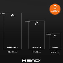 Carica l'immagine nel visualizzatore di Gallery, HEAD Active - Asciugamano Microfibra con Elastico, Asciugamano Palestra, Sport, Fitness Morbido e Leggero a Rapida Asciugatura - Asciugamani Bagno Assorbente Salvaspazio da Viaggio 40x60, Uniform Blue