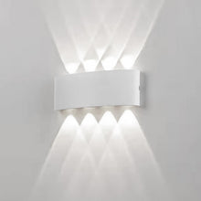 Carica l'immagine nel visualizzatore di Gallery, Voltix Applique da Parete LED per Interni ed Esterni, 8W Luce Fredda 6000K, Lampada da Muro Impermeabile, Design Moderno