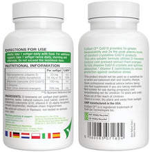 Carica l'immagine nel visualizzatore di Gallery, Integratore CoQ10, Coenzima Q10 100mg, 4 mesi, Biodisponibilità 5x Superiore, Formula Ultra-Solubile CoQsol-CF, Ubichinone potenziato con vitamina E e D-Limonene, 120 softgels 1 al giorno - Igennus