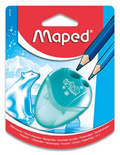 Carica l'immagine nel visualizzatore di Gallery, Maped - Materiale scolastico - Temperamatite I Gloo - Temperamatite con serbatoio - Ha 2 fori per l'affilatura - Dimensioni custodia compatta - 3 diversi modelli