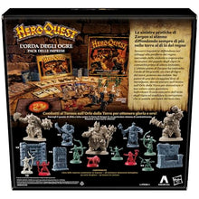 Carica l'immagine nel visualizzatore di Gallery, Avalon Hill, HeroQuest, pack delle Imprese L'Orda degli Ogre, gioco per roleplay, per giocare è necessario avere il Sistema di Gioco Base HeroQuest - Versione Italiana