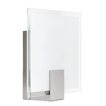 Carica l'immagine nel visualizzatore di Gallery, BRILLIANT lampada Sonian applique quadrato ferro/bianco | 1x C35, E14, 40W, adatto per lampade a candela (non incluse) |