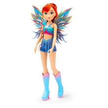 Carica l'immagine nel visualizzatore di Gallery, Winx – Bloom Fata, Bambola 27 cm con Ali Removibili e Look da Fata del Fuoco, Snodata, Giocattolo per Bambina e Bambini 