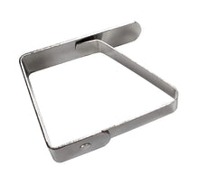 Carica l'immagine nel visualizzatore di Gallery, Set di 4 Ganci Ferma Tovaglia in Acciaio Inossidabile 5x4 cm, Clip Fermatovaglia Resistenti per Outdoor Picnic Party, Ba