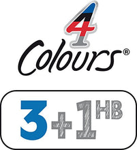 Carica l'immagine nel visualizzatore di Gallery, BIC 4 Colori, Penna Multicolore con Matita Grafite, Penna a Sfera a Scatto con 3 Inchiostri (Nero, Blu, Rosso) e 1 Matita Meccanica HB, Scuola Cancelleria Ufficio