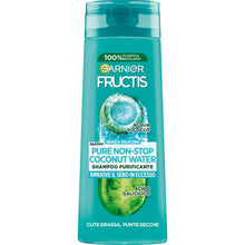 Carica l'immagine nel visualizzatore di Gallery, Garnier Fructis Shampoo Purificante, Per Capelli Cute Grassa e Punte Secche, Azione Seboregolatrice, Con Estratto di Acq