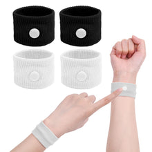Carica l'immagine nel visualizzatore di Gallery, ACWOO Anti Nausea Digitopressione, 2 Coppie Anti Nausea da Viaggio Bracciali, Senza Farmaco Fascia da Polso per Cinetosi