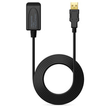 Carica l'immagine nel visualizzatore di Gallery, deleyCON 5m Cavo Attivo USB 2.0 Prolunga Attiva con Amplificatore di Segnale USB2.0 Ripetitore Cavo di Prolunga USB3.0 P