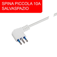 Carica l'immagine nel visualizzatore di Gallery, Poly Pool PP2512 Presa Multipla Ciabatta MULTISIZE Spina Piccola Salvaspazio 10A e 4 Prese Bivalenti Bipasso Grandi con 