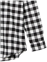 Carica l'immagine nel visualizzatore di Gallery, Amazon Essentials Camicia in Flanella a Maniche Lunghe (Disponibile in Taglie Extra Forti) Uomo, Nero Buffalo Plaid, XL