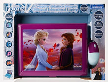 Carica l&#39;immagine nel visualizzatore di Gallery, Lexibook Disney Frozen 2 Computer Portatile Educativo Bilingue Italiano/Inglese 124 attività Matematica Logica Musica Orologio JC598FZi5 3+anni