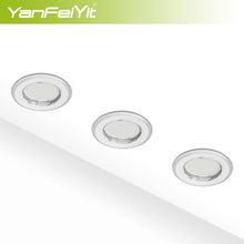Carica l'immagine nel visualizzatore di Gallery, Faretti LED da Incasso per Cartongesso 230V 3W | Foro 55mm | Faretti da Incasso 3000K Luce Bianco caldo | Set di 3 pezzi