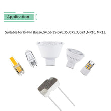 Carica l'immagine nel visualizzatore di Gallery, CHANCS MR16 G4 MR11 G5.3 G6.35 Supporto zoccolo in ceramica Adattatore zoccolo base rettangolare per lampada alogena 4PC