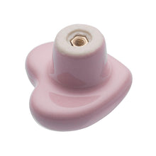 Carica l'immagine nel visualizzatore di Gallery, NAKUPENDA 6Pcs Manopole per Mobili Pomelli per Cassetti in Ceramica a Forma di Cuore Pomello in Ceramica per Cassetto Ca