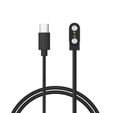 Carica l'immagine nel visualizzatore di Gallery, Amzpas per Smartwatch Magnetico Caricatore 2 Pin 2.84 mm,Caricabatterie Universale Cavo di Ricarica USB C Caricatore Oro