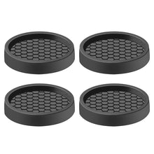 Carica l'immagine nel visualizzatore di Gallery, 4 Pezzi Protezioni per Pavimento Antiscivolo, 5cm Sottobicchieri in Gomma per Mobili, Coppe per Rotelle, Piedini in Gomm