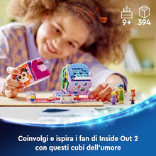 Carica l&#39;immagine nel visualizzatore di Gallery, LEGO Disney Mood Cube di Inside Out 2 dal Film d&#39;Animazione Pixar, Giochi di Fantasia per Bambini da 9 Anni, Giocattolo Antistress da Costruire per Condividere le Emozioni come Gioia o Ansia 43248