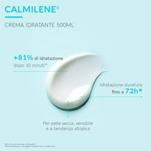 Carica l'immagine nel visualizzatore di Gallery, Dermovitamina - Calmilene Crema Idratante 500ml - Azione Prolungata