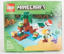 Carica l&#39;immagine nel visualizzatore di Gallery, LEGO Minecraft Avventura nella Palude, Modellino da Costruire con Personaggi di Alex e Zombie nel Bioma, Giochi per Bambini, Idee Regalo Compleanno 21240