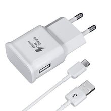 Carica l'immagine nel visualizzatore di Gallery, Caricatore USB C con cavo 1,5 m Caricabatterie da parete per Samsung Galaxy
