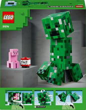 Carica l'immagine nel visualizzatore di Gallery, LEGO Minecraft Creeper Giocattolo - Action Figure di Mob Snodabile con Scomparto Segreto con Maiale e Elemento TNT - Regalo per Gamer, Bambini, Bambine e Fan Adolescenti da 10 Anni in su - 21276