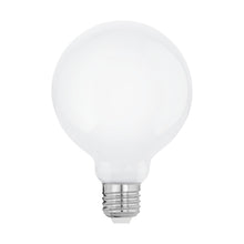 Carica l'immagine nel visualizzatore di Gallery, EGLO E27 LED, lampadina opalina a globo, 9 Watt (equivalente