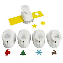 Carica l'immagine nel visualizzatore di Gallery, MCE-Commerce Weihnachten Set di 5 Fustelle Natalizie, Bianco, 5x 2,54 cm