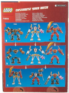 LEGO NINJAGO Mech Elemento di Terra di Cole, Giochi d'Azione per Bambini e Bambine da 7 Anni, Action Figure Snodabile da Battaglia, Giocattolo Personalizzabile con 2 Minifigure, Regalo Ninja 71806