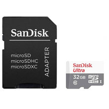 Carica l'immagine nel visualizzatore di Gallery, SanDisk Ultra microSDHC 32GB + SD Adapter 100MB/s Class 10 UHS-I