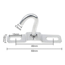 Carica l'immagine nel visualizzatore di Gallery, Gancio Soffitto 68mm 3Pcs Piastra di Fissaggio Lampadario Carico 8kg