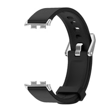Carica l'immagine nel visualizzatore di Gallery, GIOPUEY Cinturini Compatibile con Honor Band 9, Morbido Silicone Cinturino [Resistente all'Usura] [Traspirante] - Black
