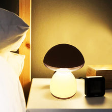 Carica l'immagine nel visualizzatore di Gallery, GC GLOBALCOMMERCE Lampada da Notte Colorata a Forma di Fungo LED Senza Fili da Comodino e da Tavolo con 7 Colori per Cro