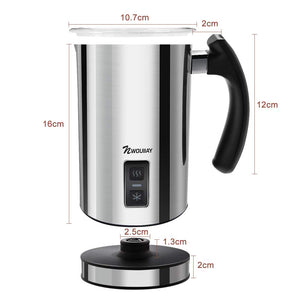 Montalatte Elettrico Riscaldamento Rapido 500W BICCHIERE MOUSERI PER Latte Controllo Temperatura Indicatore Livello Latte Rivestimento non adesivo
