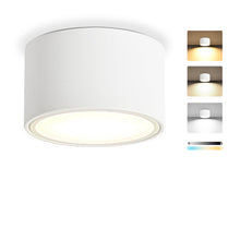 Carica l'immagine nel visualizzatore di Gallery, KYOTECH Faretti da Soffitto Dimmerabili, 2700K/4000K/6500K Faretti da Superficie Interno Ø95x55mm Bianchi, Incluso Modul
