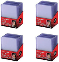 Carica l'immagine nel visualizzatore di Gallery, Ultra Pro Clear Regular Toploader 3" x 4" 25 Count per confezione (2 pezzi) + protezione per spedizione HEARTFORCARDS