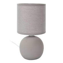 Carica l'immagine nel visualizzatore di Gallery, HOME DECO FACTORY Lampada da Tavolo Elegante H 25 cm Luce Soffusa Grigio