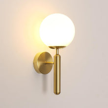Carica l'immagine nel visualizzatore di Gallery, Comely Applique da Parete Interno Oro, Lampada da Parete Sfera E27 Vintage