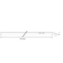 Carica l'immagine nel visualizzatore di Gallery, Velamp Reglette LED 8W, Luce sotto pensile 900 lumen, 573mm. Prolungabile fino a 120W. 3 colori di luce selezionabili: l