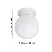 Carica l'immagine nel visualizzatore di Gallery, Eglo Durelo Lampadario, lampada da soffitto moderna a 1 luce, lampada